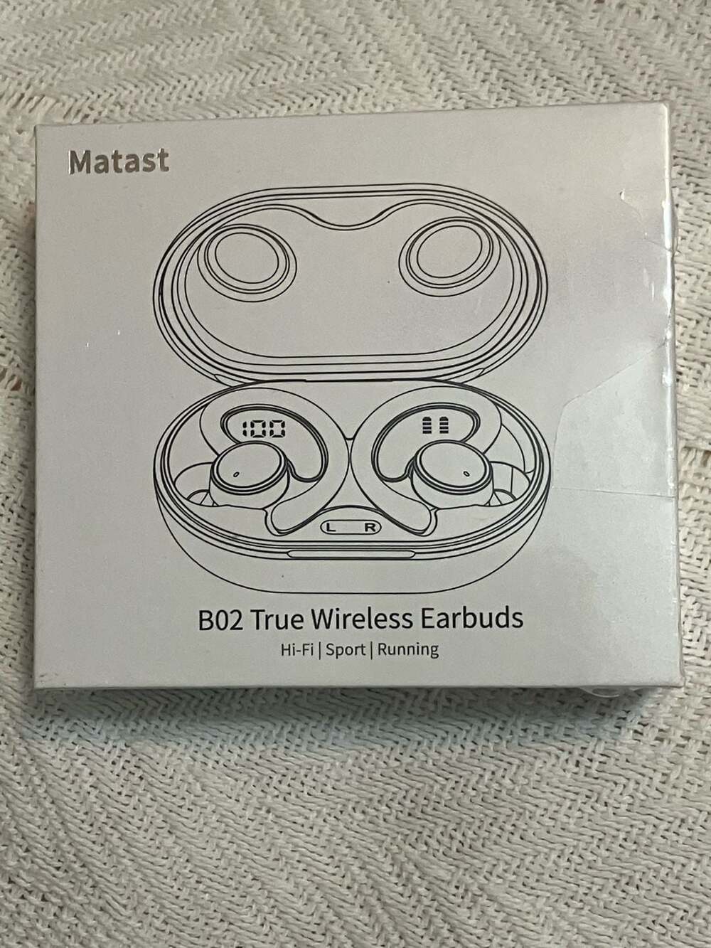 Matast B02 True Wireless Earbuds Hi-Fi Sport Running | New | Sealed